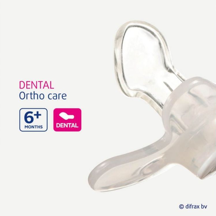 Silikonové šidítko Difrax Dental Mexxi 6m+ - obrázek 2
