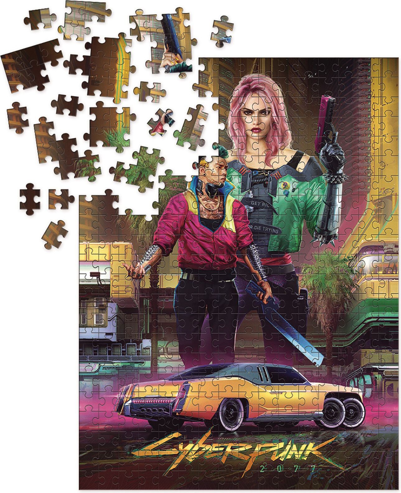 Puzzle Cyberpunk 2077: Kitsch 1000 dílků - obrázek 1