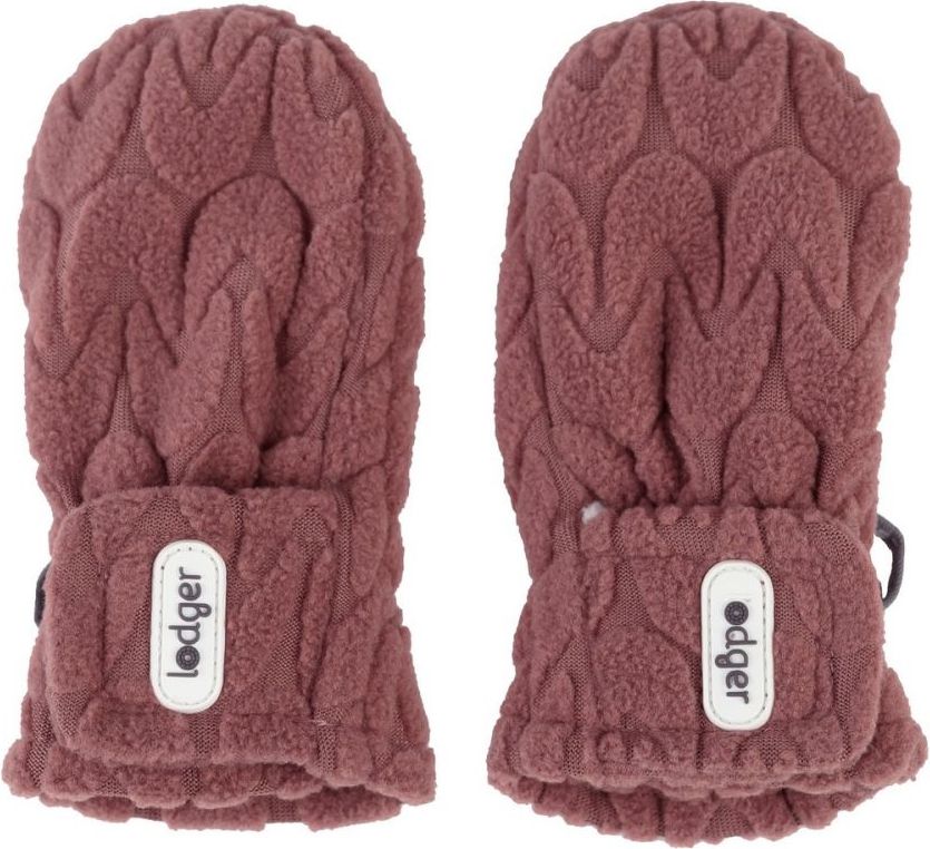 Rukavičky Lodger Mittens Empire Fleece Rosewood - obrázek 1