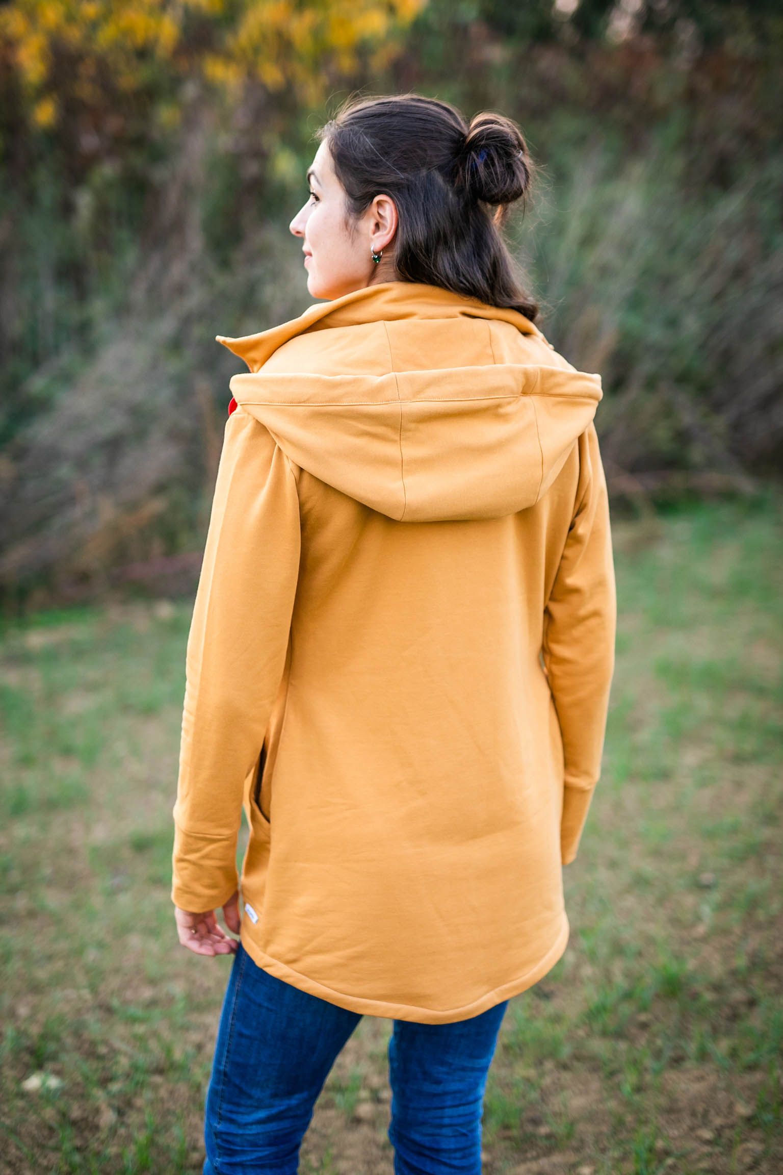 Tepláková mikina Be Lenka - Mustard Provedení: Nosící mikina s teplákovou vsádkou 3 v 1, Velikost: S - obrázek 5