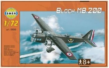 Model Bloch MB.200 31,2x22,3cm v krabici 35x22x5cm