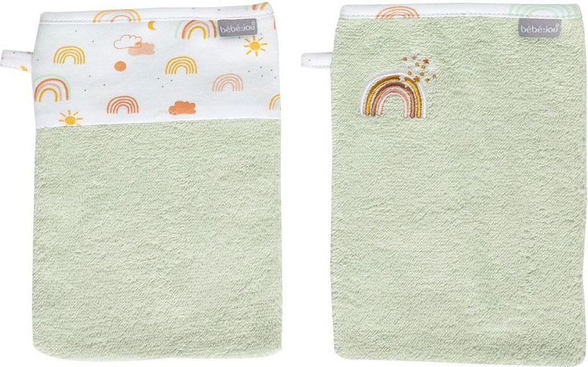 Froté žínka 2 ks Bébé-jou Rainbow Sky 2021 - obrázek 1