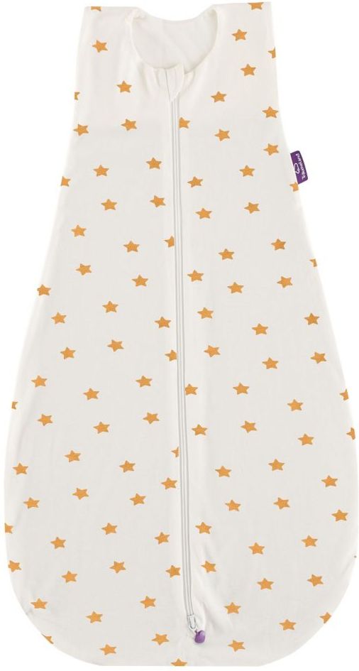 Letní spací pytel Träumeland Liebmich 110 cm Tencel Weiß Mit Gelben Sternen 2020 - obrázek 1