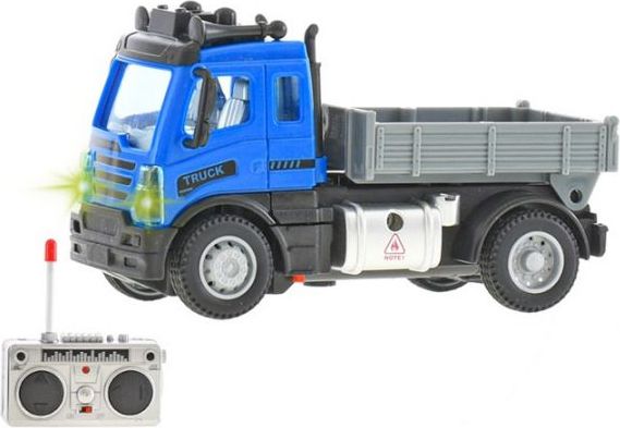 R/C auto nákladní korba 12cm 1:64 plná funkce na baterie se světlem 27MHz v krabičce - obrázek 4