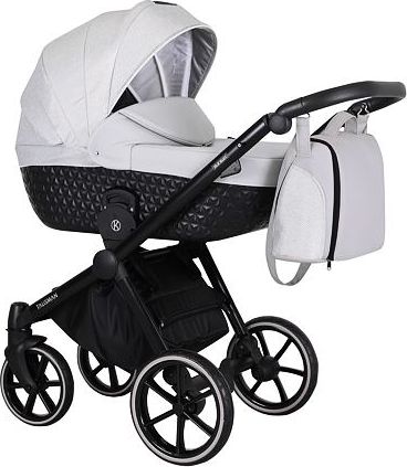 Kočárek Kunert Talisman 2021 dvojkombinace - black/light grey - obrázek 1
