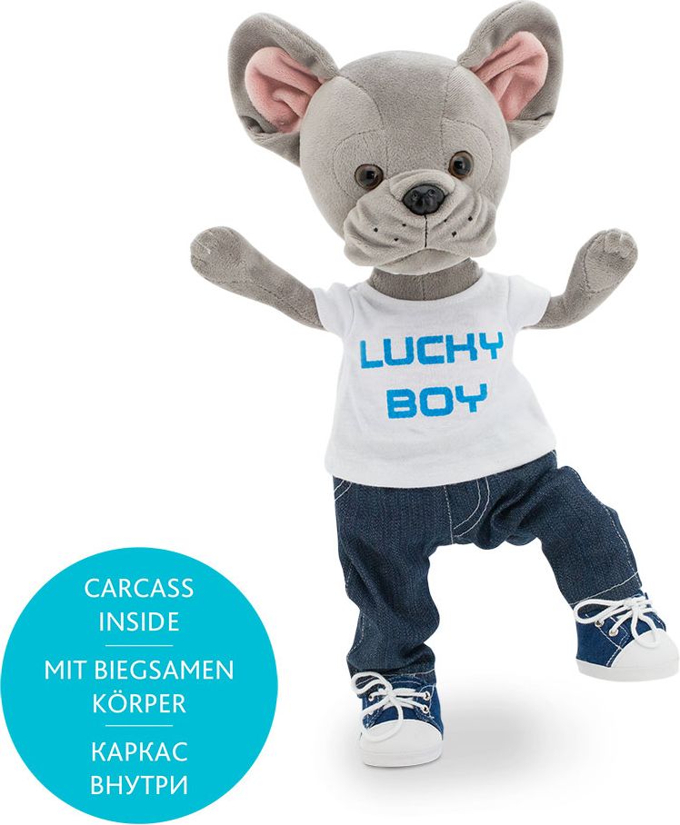 Max -šedý buldoček s kostřičkou od firmy ORANGE TOYS - obrázek 1