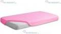 BABYMATEX Prostěradlo Jersey s gumou, 60x120 růžová - obrázek 2