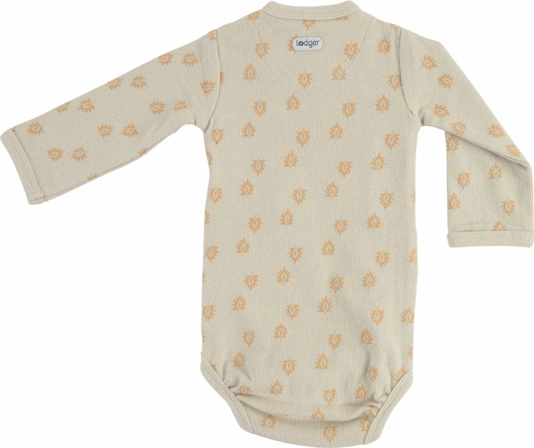 LODGER Body s dlouhým rukávem Romper Print Rib Birch vel. 74 - obrázek 2