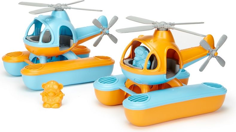 Green Toys Vrtulník hydroplán modrý - obrázek 1