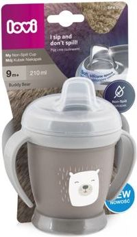 LOVI Hrníček nevylévací 210ml BUDDY BEAR 9m+ - obrázek 2