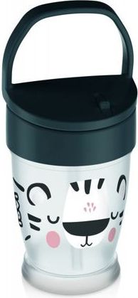 LOVI Hrníček se slámkou SALT&PEPPER JUNIOR 250 ml - obrázek 1