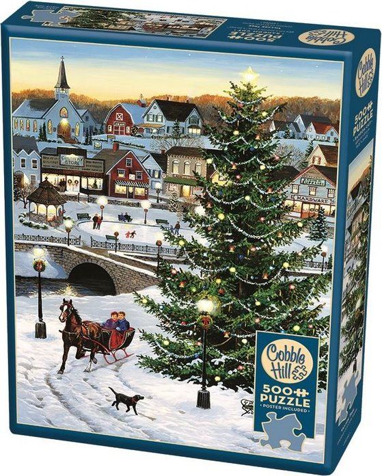 COBBLE HILL Puzzle Vánoční strom 500 dílků - obrázek 2