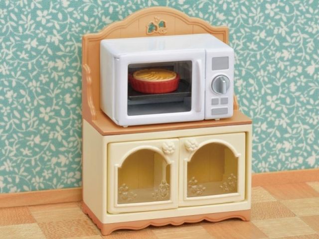 Sylvanian Families - Nábytek - skříň s mikrovlnnou troubou - obrázek 4