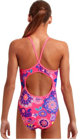 Dívčí plavky Funkita Pink Petal Velikosti 10 let - obrázek 2
