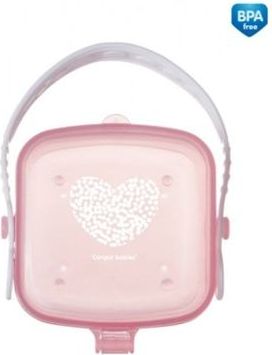 Canpol babies Obal na dudlík PASTELS růžový - obrázek 1