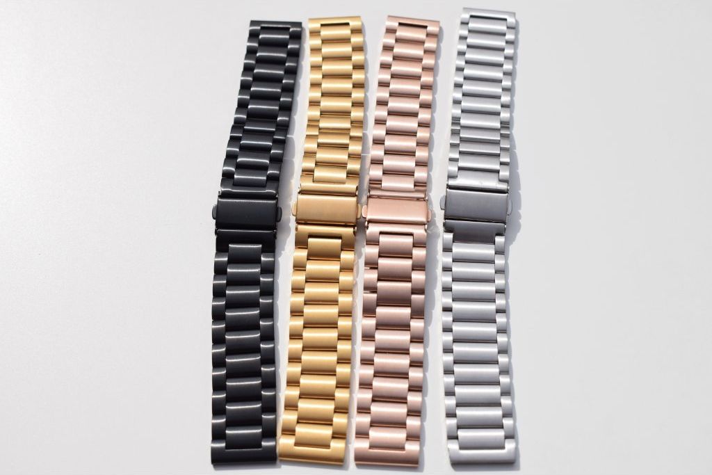 Xiaomi Amazfit Bip luxusní ocelový náramek Rose Gold - obrázek 2