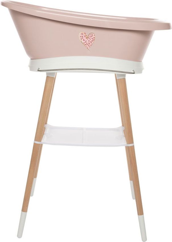 Sada vaničky Sense a stojanu Sense White Bébé-Jou Leopard Pink 2021 - obrázek 1
