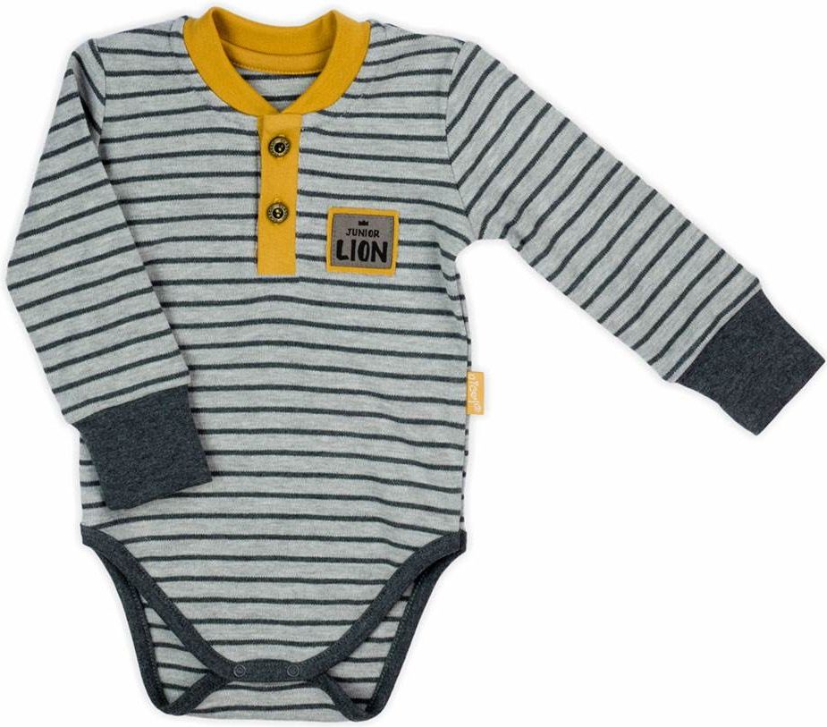 Kojenecké body s dlouhým rukávem Nicol Prince Lion 68 (4-6m) - obrázek 1