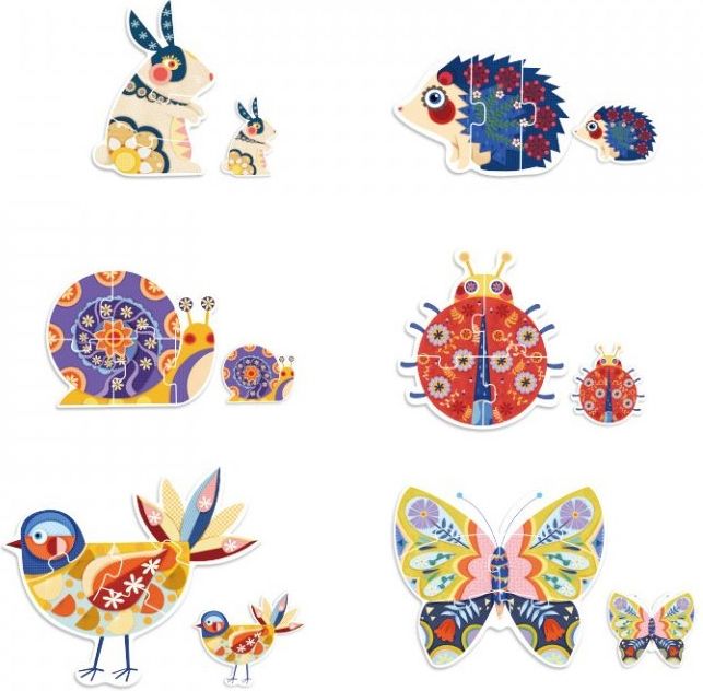 MIDEER Moje první puzzle Zahradní zvířátka - obrázek 2