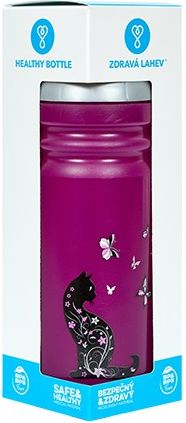 Zdravé lahve Zdravá láhev Kočka 700ml - obrázek 2
