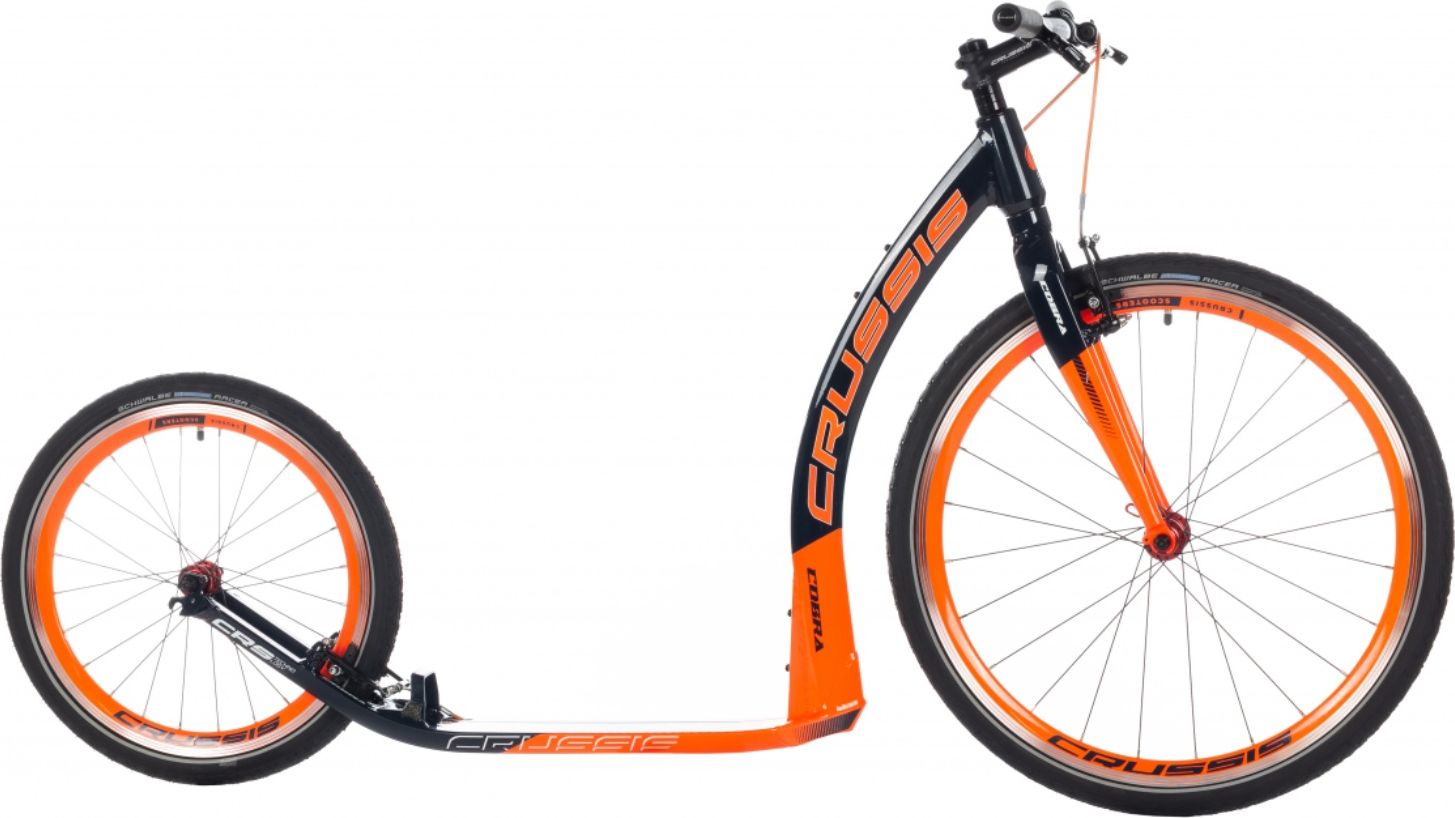 Koloběžka CRUSSIS Cobra 4.3 černo-oranžová - obrázek 1