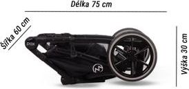 Kočárek Lonex Pax Eko dvojkombinace Black - obrázek 3
