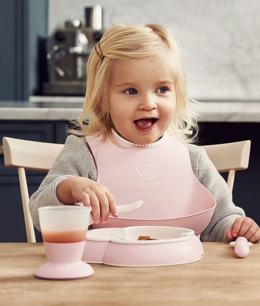 Sada bryndáků 2 ks velký a malý BabyBjörn Baby Pink - obrázek 2