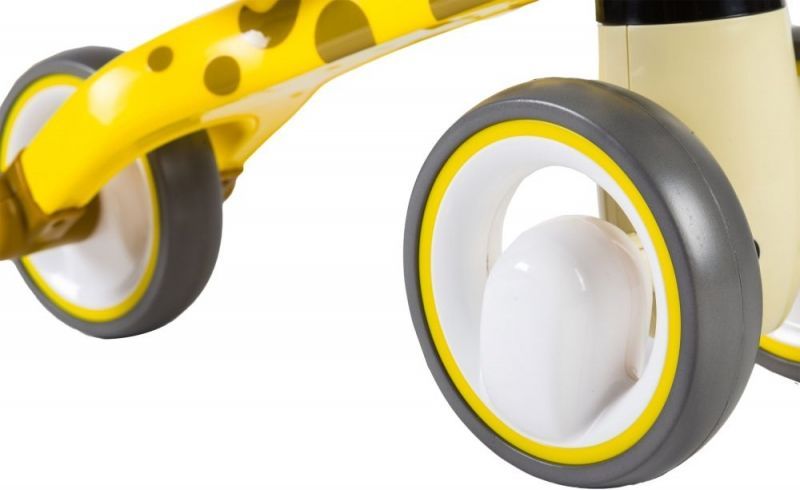 Odrážedlo/tříkolka Eco Toys, Žirafka  - žlutá - obrázek 6
