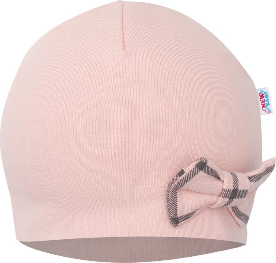 Kojenecká čepička s šátkem na krk New Baby Missy růžová 74 (6-9m) - obrázek 2