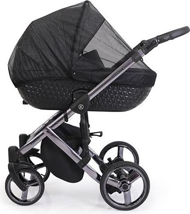Kočárek Kunert Tiaro Premium 2021 dvojkombinace Zlatý rám - black/light grey - obrázek 7