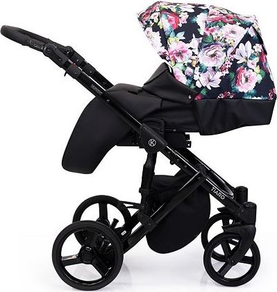 Kočárek Kunert Tiaro Premium 2021 trojkombinace Zlatý rám - black/grey - obrázek 10