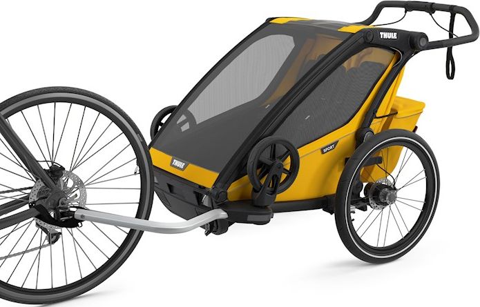 THULE Vozík za kolo Chariot Sport 2 Spectra Yellow - obrázek 2