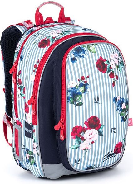 Školní batoh 3 dílný set květy MIRA 21008 G Medium Topgal - obrázek 2