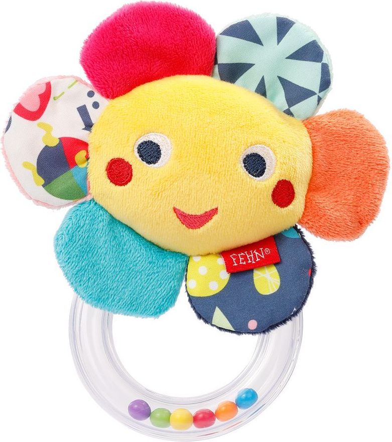 Chrastítko Baby Fehn kytička Color friends - obrázek 1