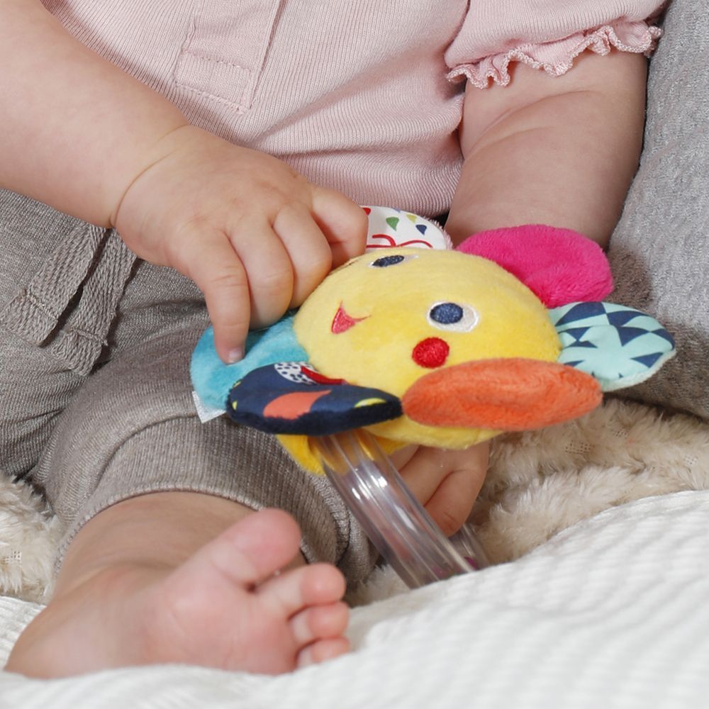 Chrastítko Baby Fehn kytička Color friends - obrázek 2