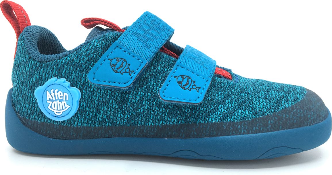 Barefoot tenisky Affenzahn Lowcut Knit Shark Velikost: 26 - obrázek 2