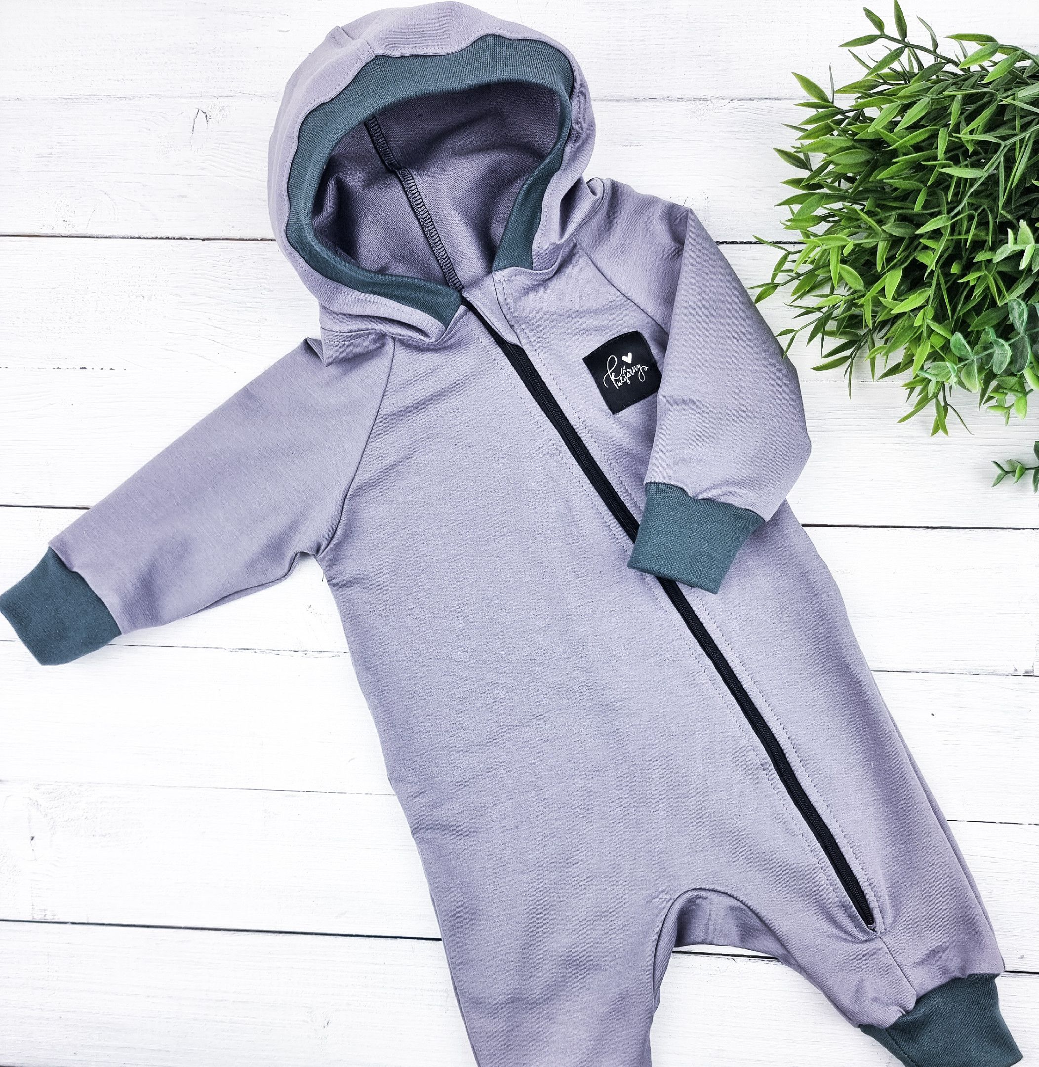 Kulišárny (handmade) OVERAL GREY VELIKOST: 74 - obrázek 2