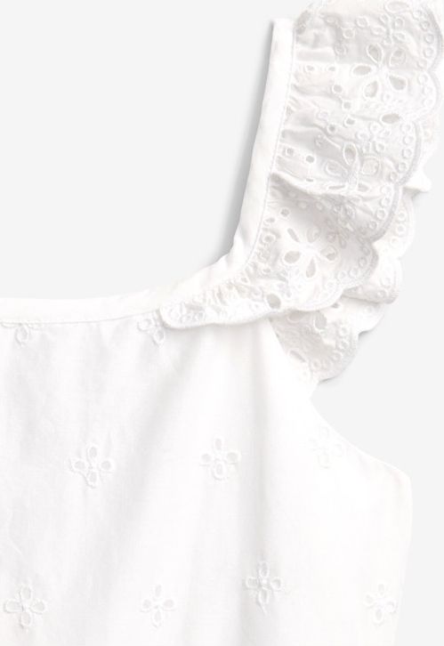 Eyelet Šaty dětské GAP | Bílá | Dívčí | XS - obrázek 3