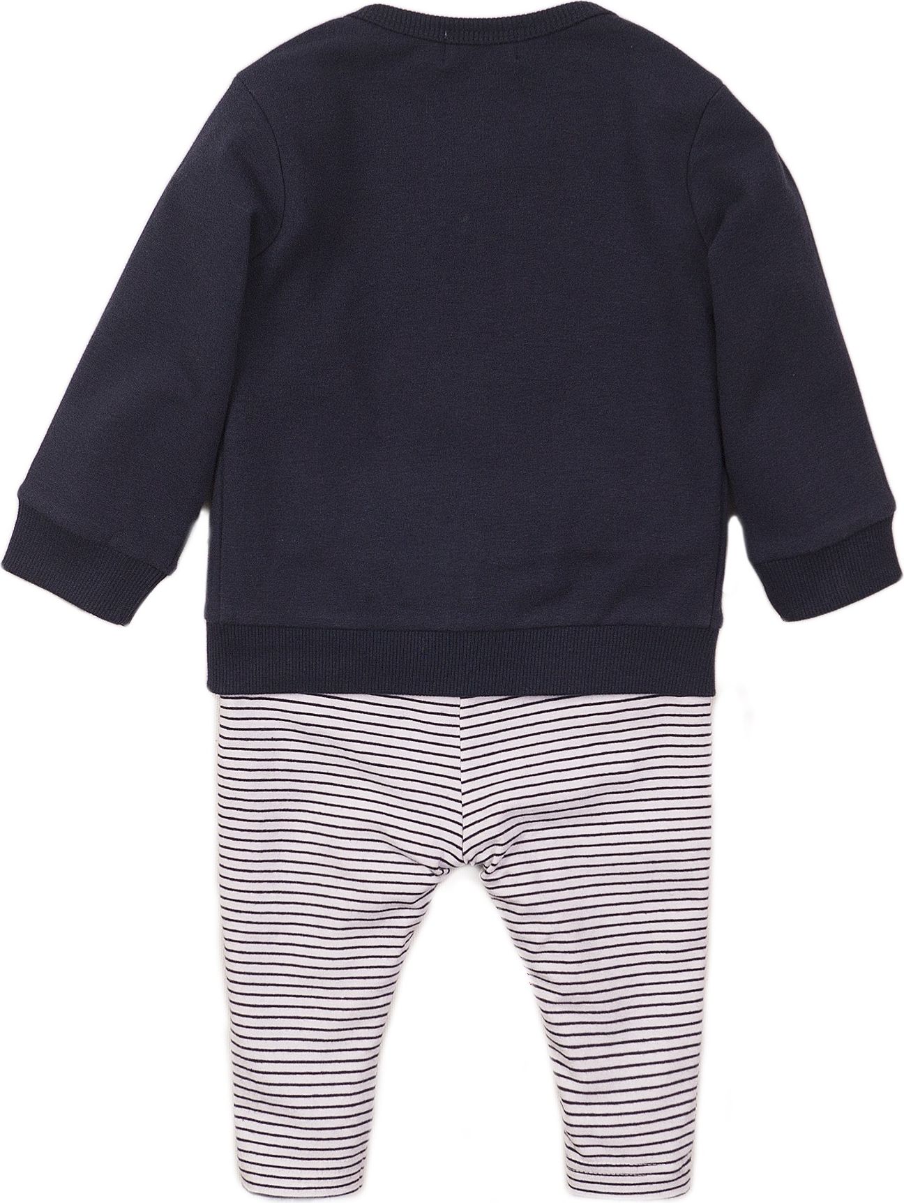 DIRKJE Set 3dílný dl. kalhoty 80 Navy+White+Stripe - obrázek 2