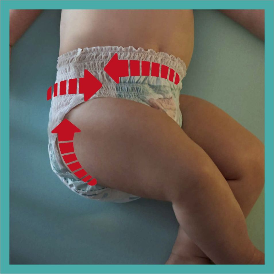 Plenkové Kalhotky Pampers Pants Velikost 4 9kg-15kg 30 ks - obrázek 2