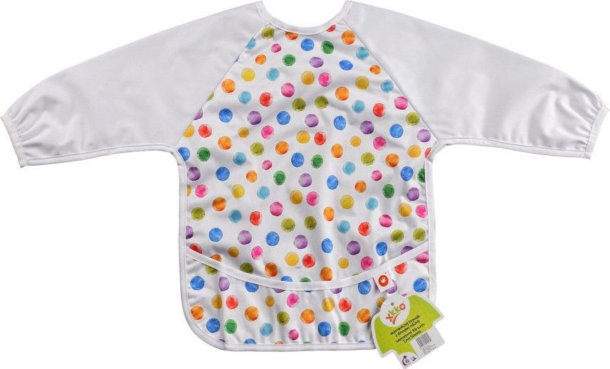 Bryndák s rukávy Kikko Watercolour Polka Dots - obrázek 1