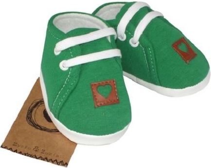 Z& Z Jarní kojenecké botičky, capáčky - zelené - 0/3měsíců