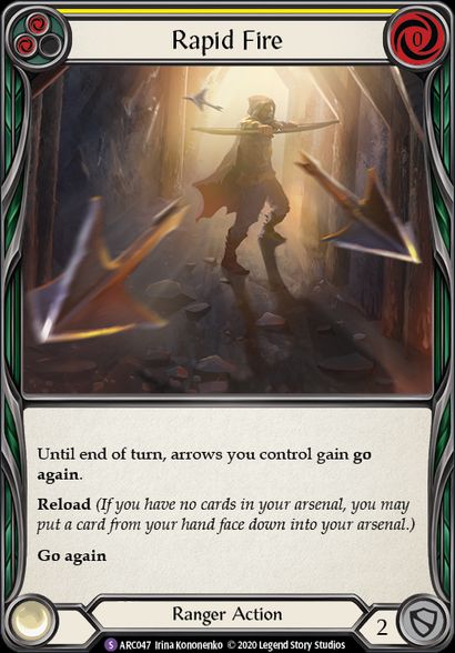 Rapid Fire (Standard) / Flesh & Blood - ARCANE RISING - obrázek 1