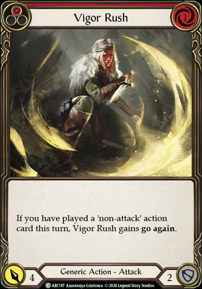 Vigor Rush 1 (Standard) / Flesh & Blood - ARCANE RISING - obrázek 1