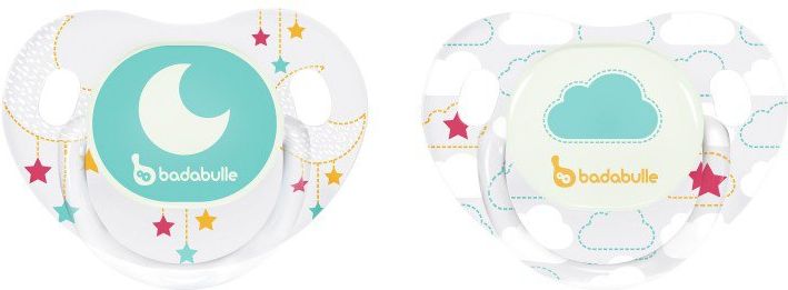 Dudlík LUMI ERGO 6-12m 2ks Moon Dream - obrázek 1