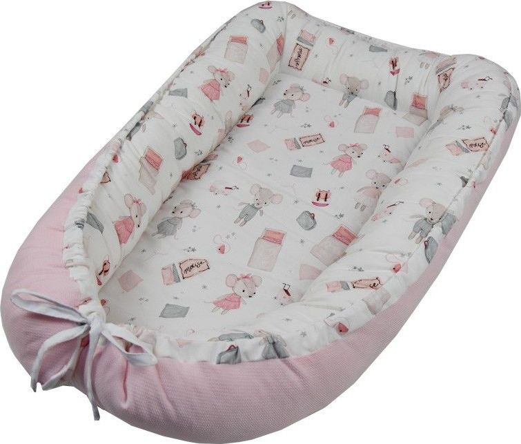 Hnízdo Eko Velvet Pink Mouse 2021 - obrázek 1