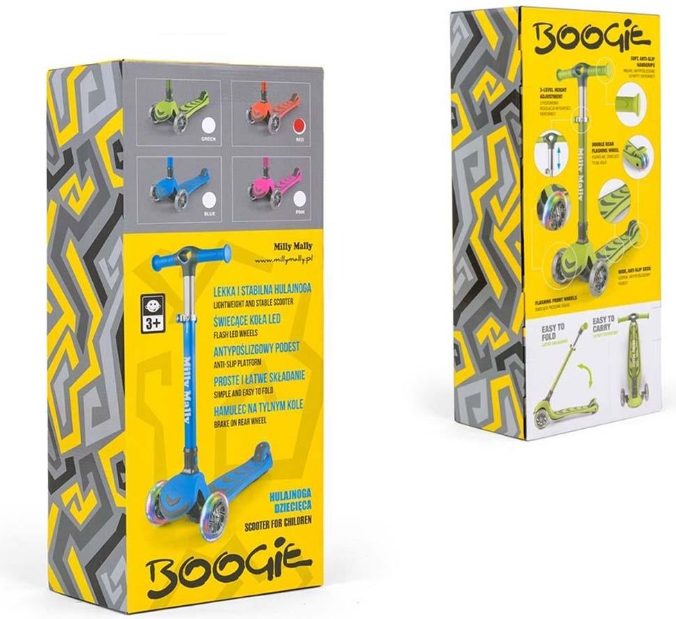 Dětská koloběžka Milly Mally Scooter Varianta: Boogie - červená - obrázek 41