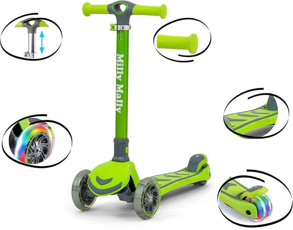 Dětská koloběžka Milly Mally Scooter Varianta: Boogie - červená - obrázek 55
