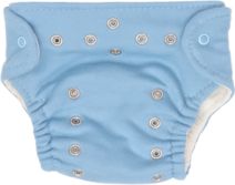 Plenkové kalhotky a EKO plena 2ks - JEDNOBAREVNÉ modré - Mamatti          velikost 5 - 14kg - obrázek 1