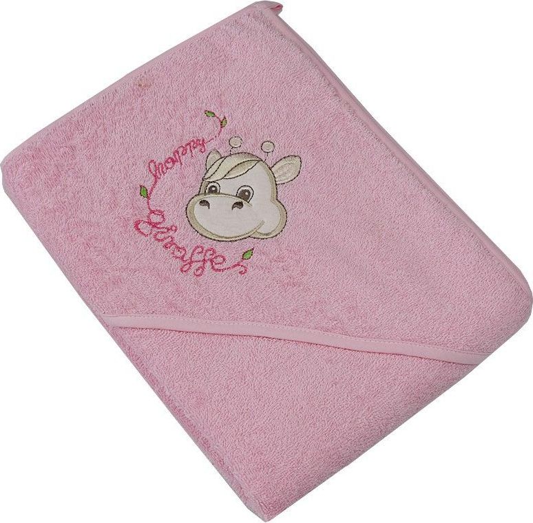 Dětská osuška Eko Giraffe Pink - obrázek 1